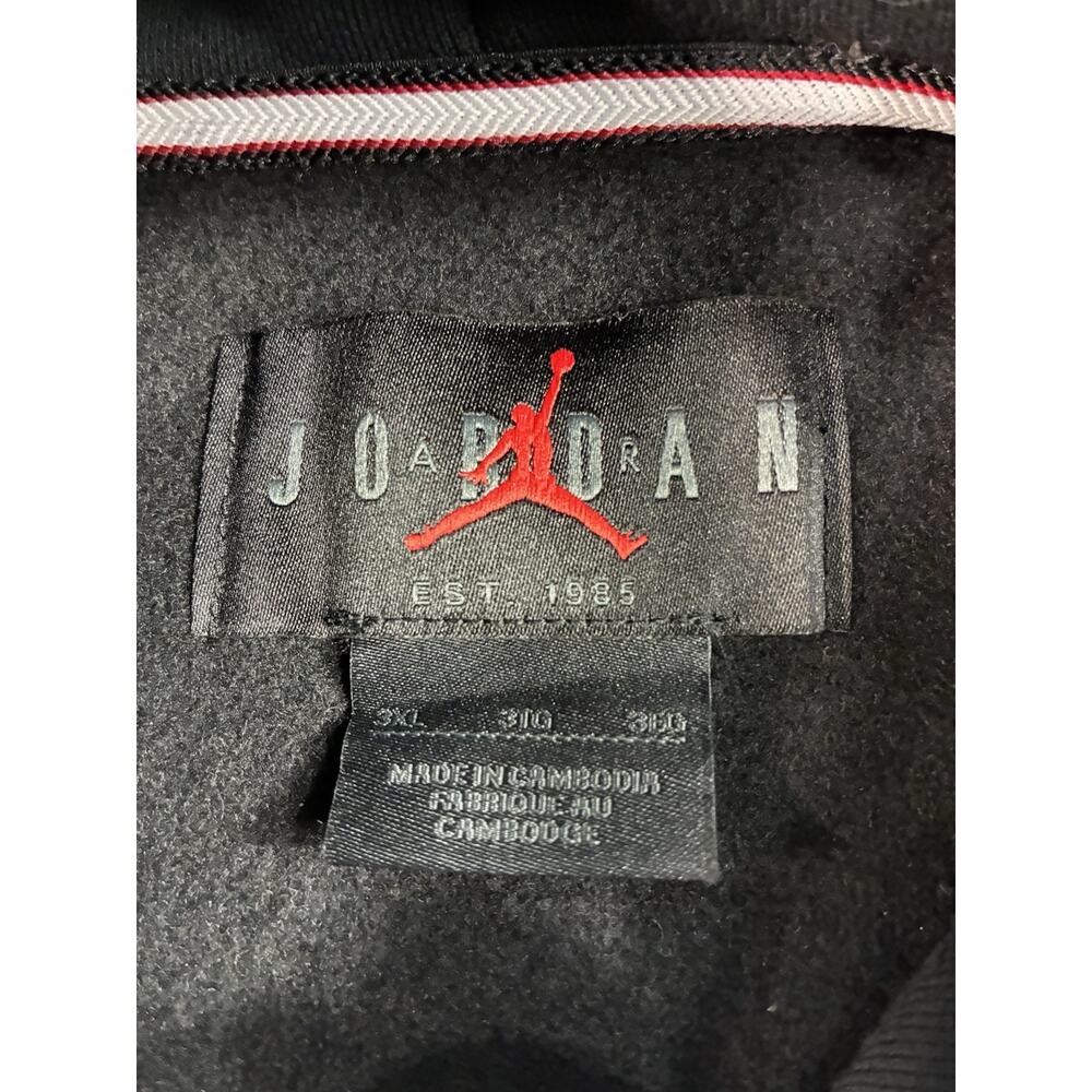 Air Jordan Jumpman Black Minimal Logo Hoodie Mens 3XL Streetwear - Picture 2 of 9